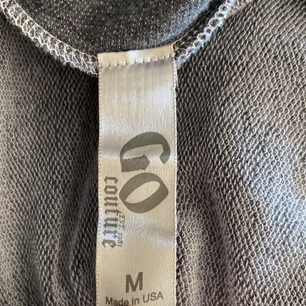 Go Couture Medium Dolman Long Sleeve Sweater Oversized V Neck - Picture 5 of 6